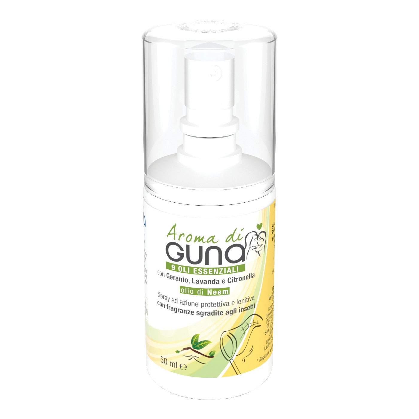 Guna Aroma Di Spray Lenitivo Con Oli Essenziali Per Protezione Insetti 50Ml - Immagine 4