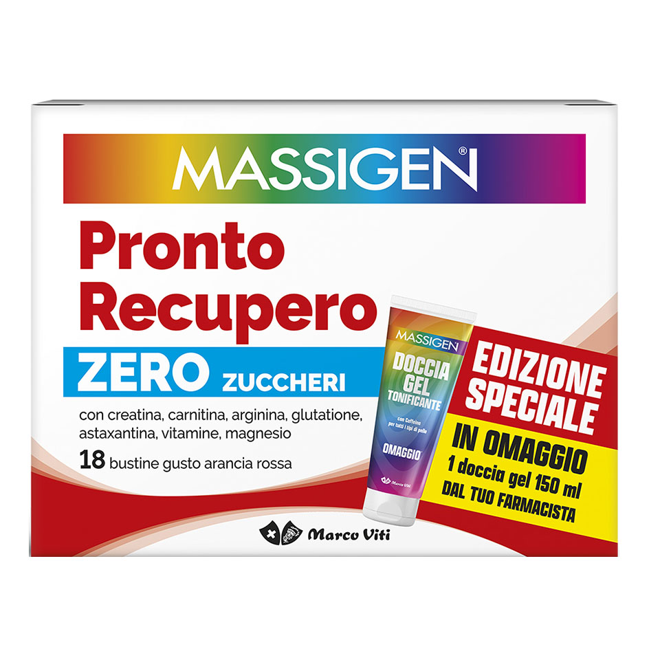 Marco Viti Massigen Pronto Recupero Senza Zucchero 18 Bustine Edizione Speciale 2025 - Immagine 10
