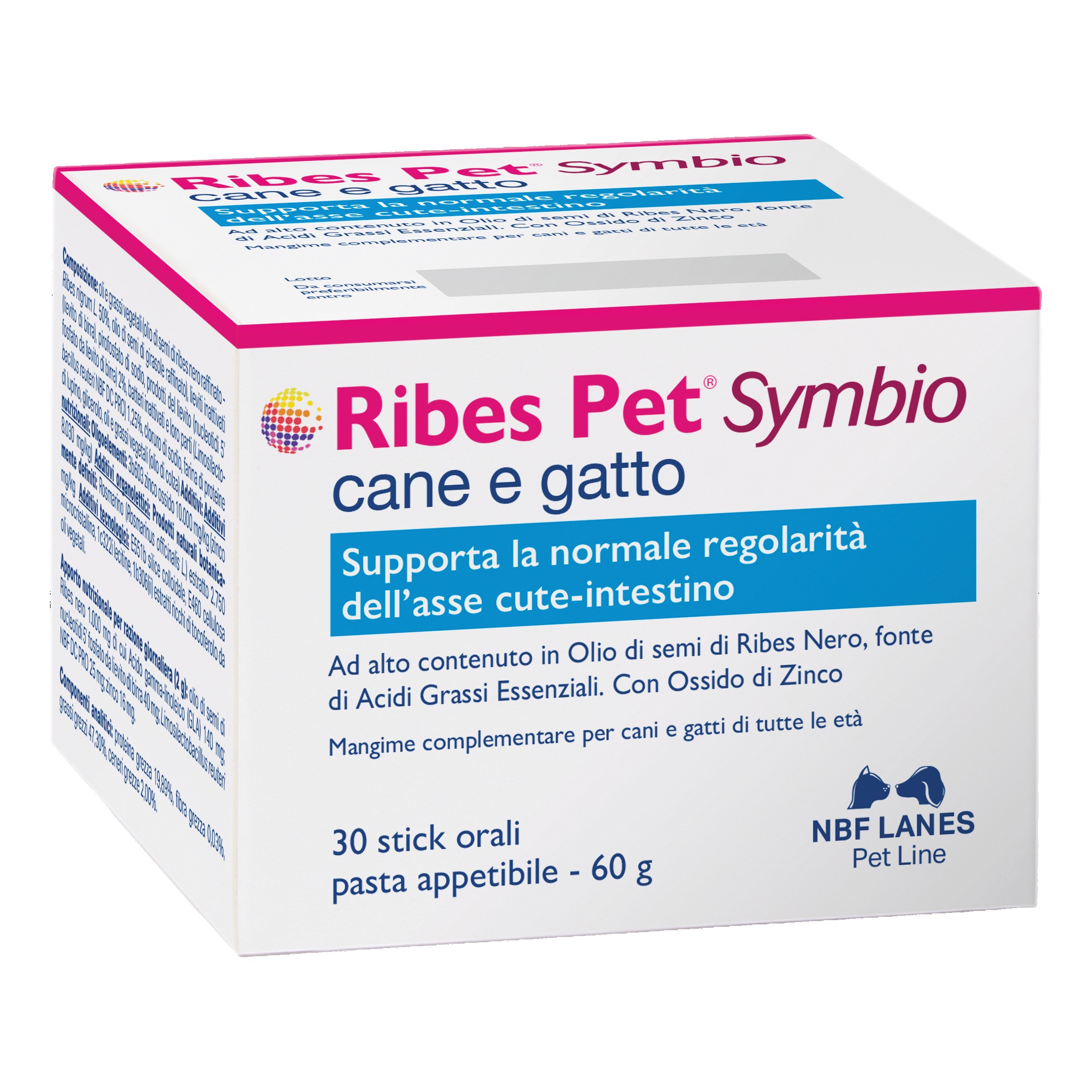 N.b.f. Lanes Nero Mangime Complementare Ribes Pet Symbio Pasta, 60G - Immagine 3
