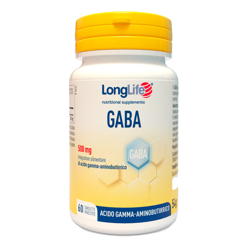 Longlife Gaba Integratore Per Rilassamento E Benessere 500Mg 60 Tavolette - Immagine 3