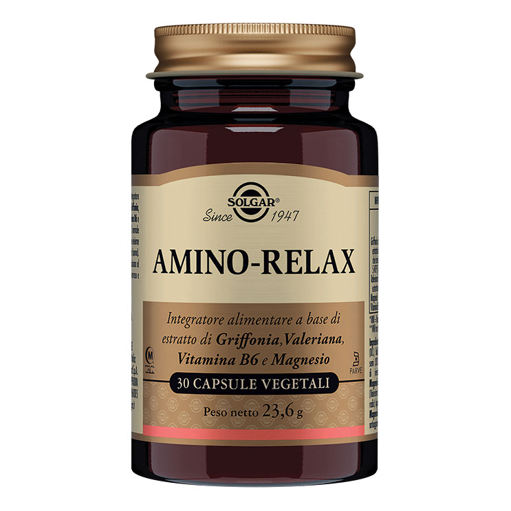 Solgar Amino Relax 30 Capsule Vegetali - Immagine 3