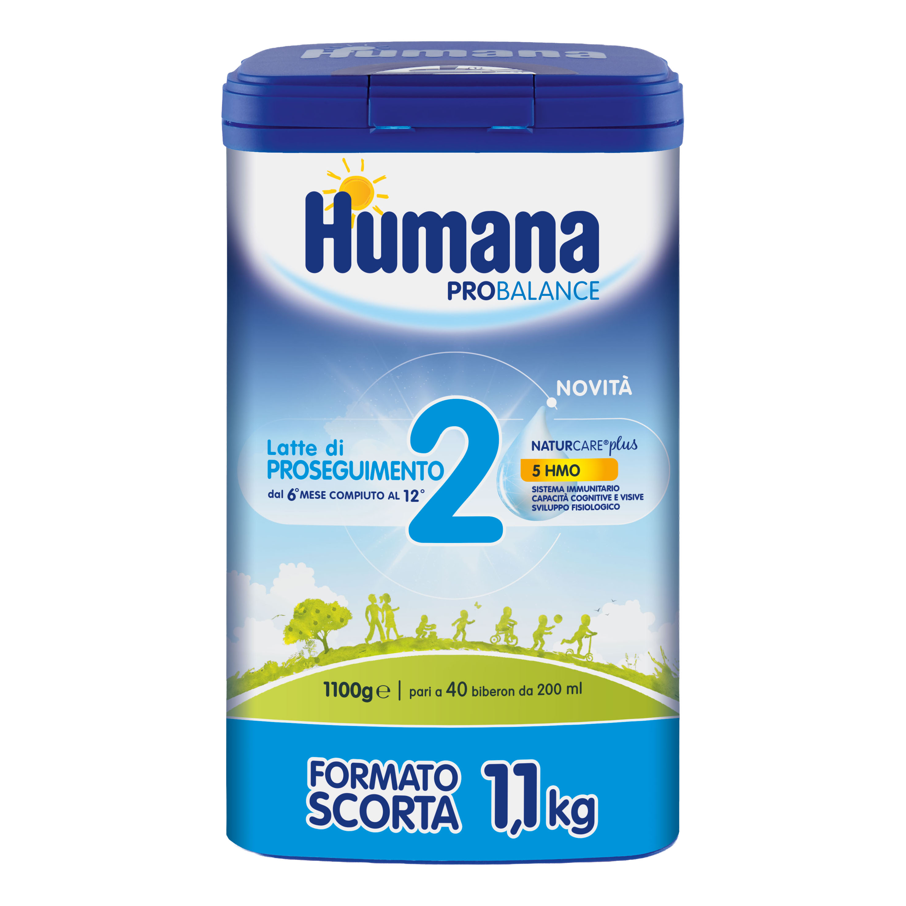 Latte Humana 2 probalance polvere 5HMO 1100g - HUMANA - Immagine 3