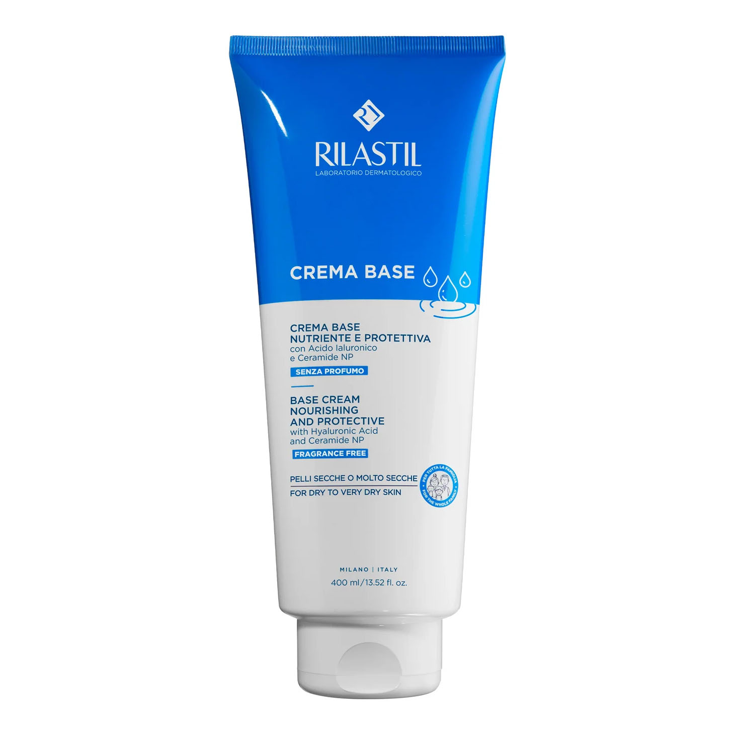 Rilastil Xerolact - Crema Base Nutriente e Protettiva