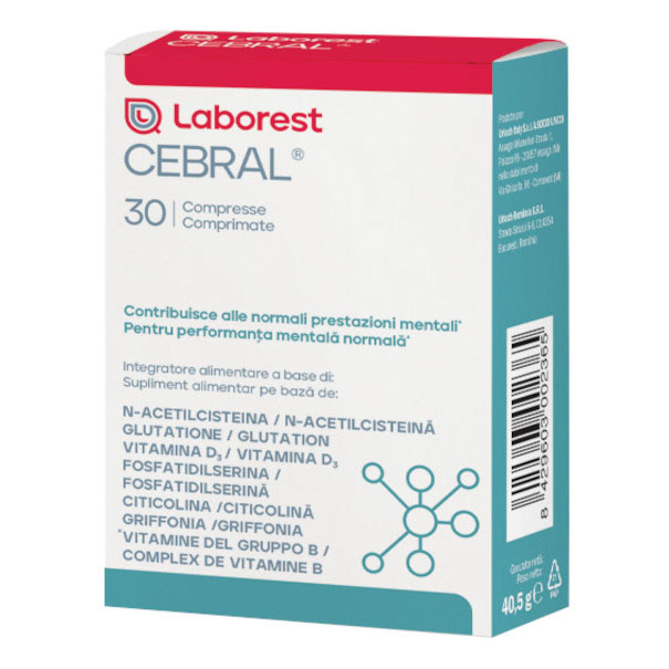 Laborest Italia Cebral, 30 Compresse, - Immagine 2