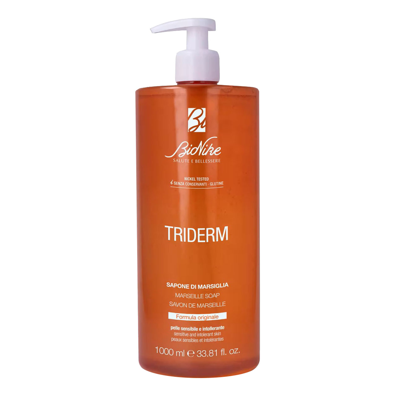 Triderm Sapone di Marsiglia Liquido Detergente Delicato Pelli Sensibili 1L - Bionike - Immagine 4