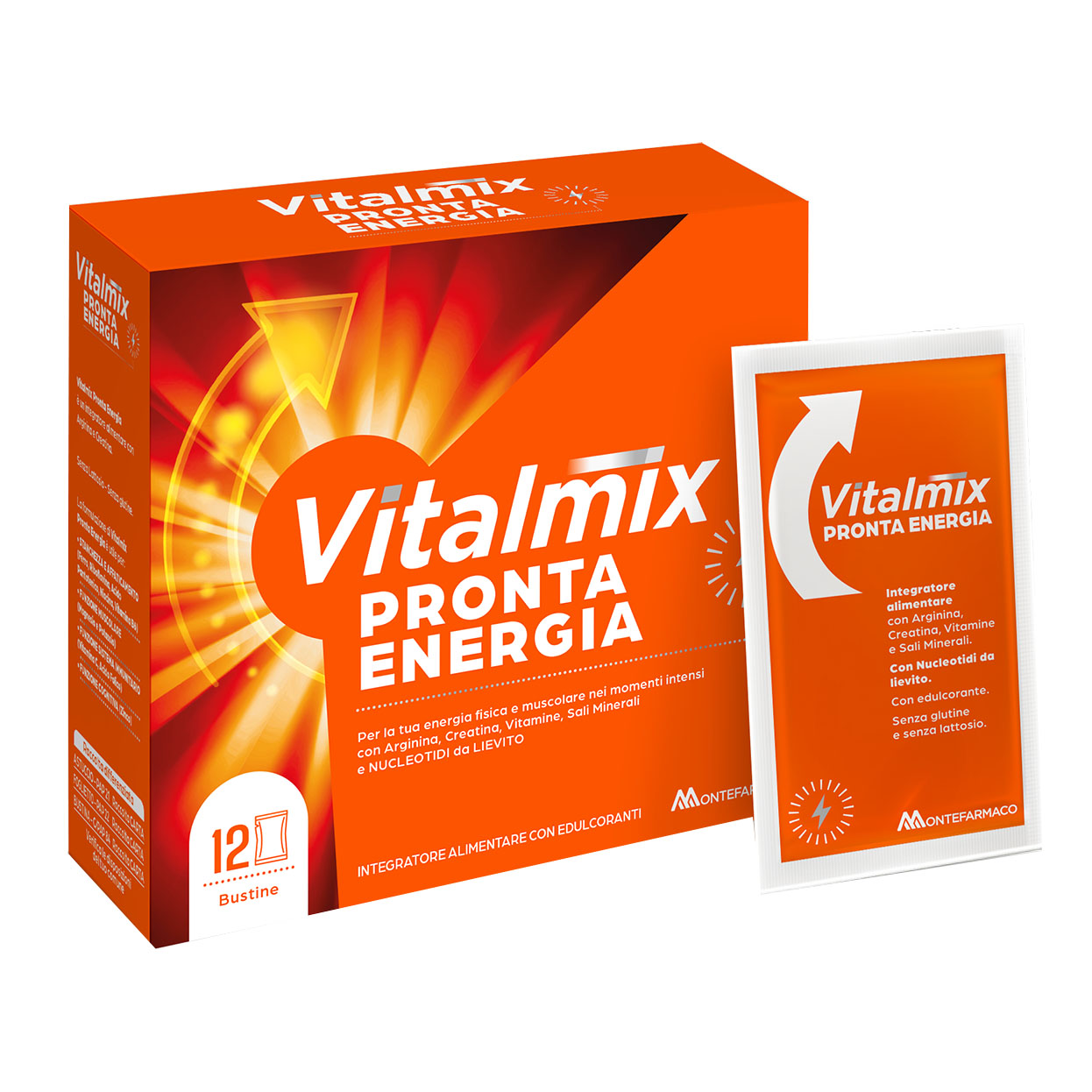 Vitalmix Pronta Energia Integratore Alimentare per Stanchezza 12 Bustine - Vitalmix - Immagine 4