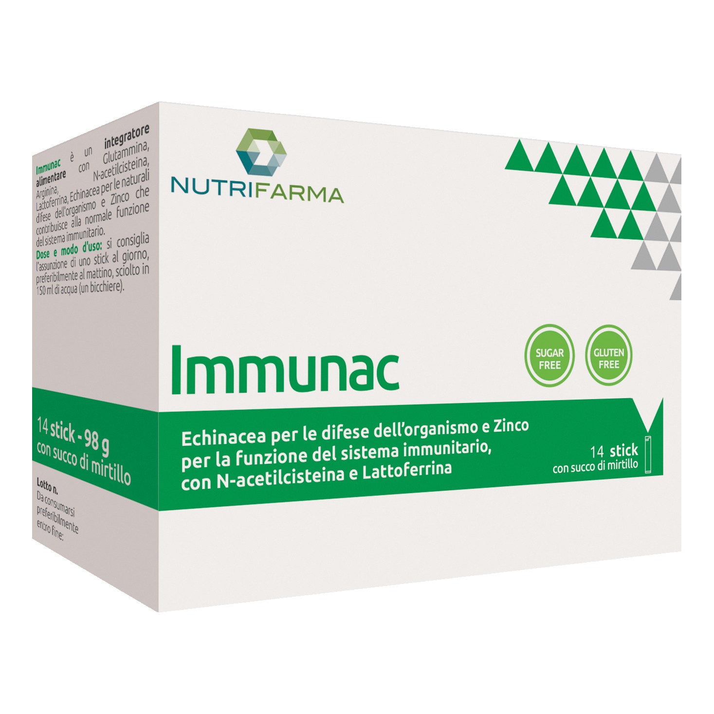 Immunac 14 Stick Pack - integratore alimentare utile per le difese immunitarie - Immagine 3