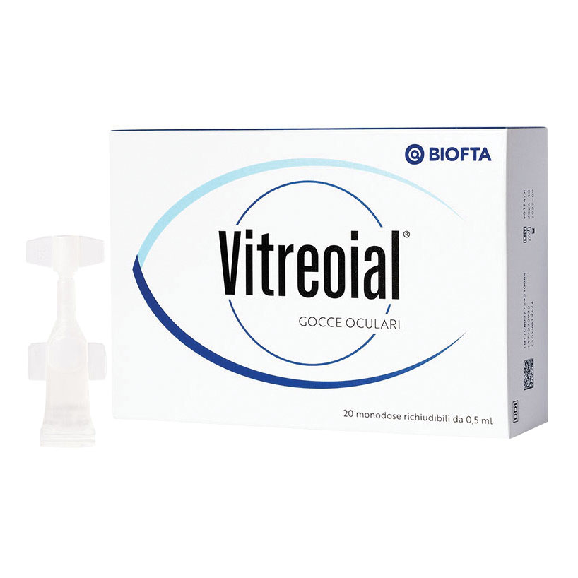 Bionativa Spa Vitreoial Gocce Oculari 20 Monodose Richiudibili 0,5 Ml - Immagine 3