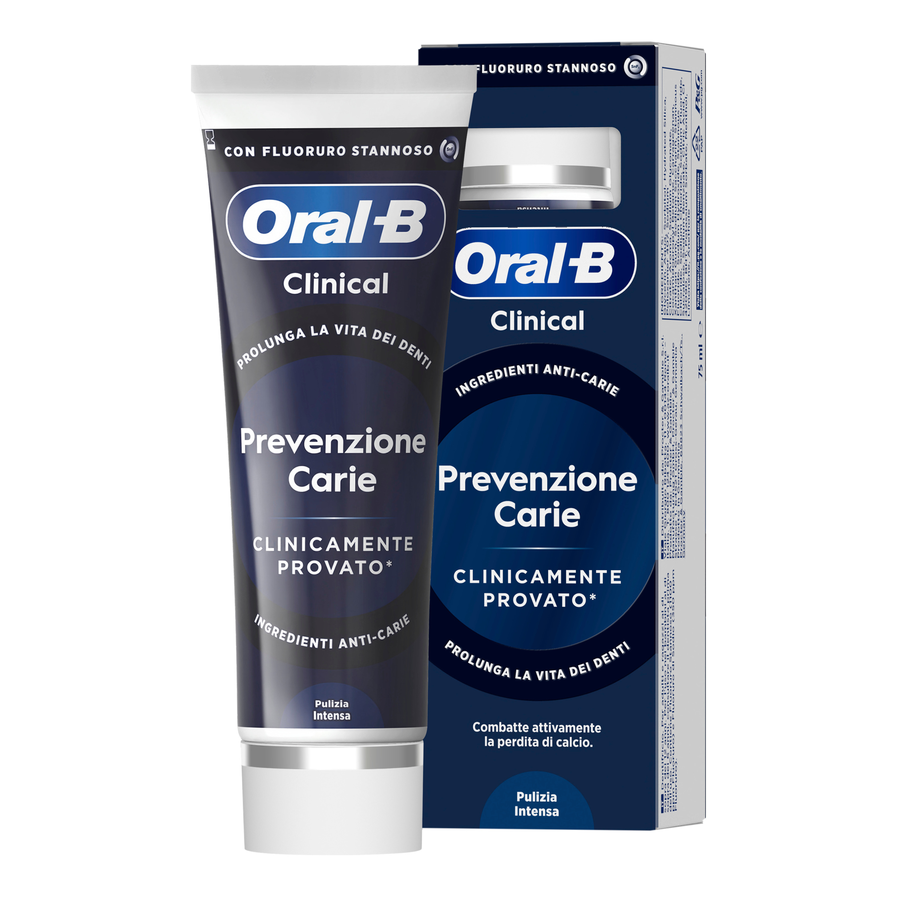 Oral-B Clinical Dentifricio Prevenzione Carie Pulizia Intensa 75 ml - - - Immagine 4
