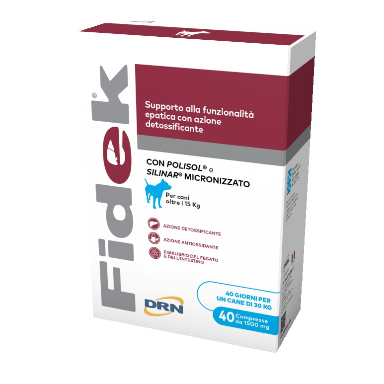Drn Fidek Per Supporto Epatico Cani 40 Compresse - Immagine 4