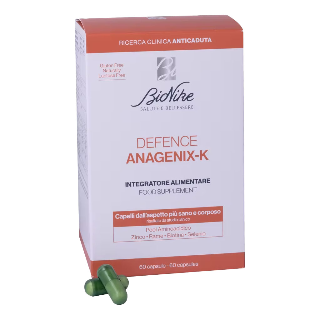 Defence Anagenix-K Integratore Alimentare per Capelli con AnaGain Nu 60 Capsule - Bionike - Immagine 9