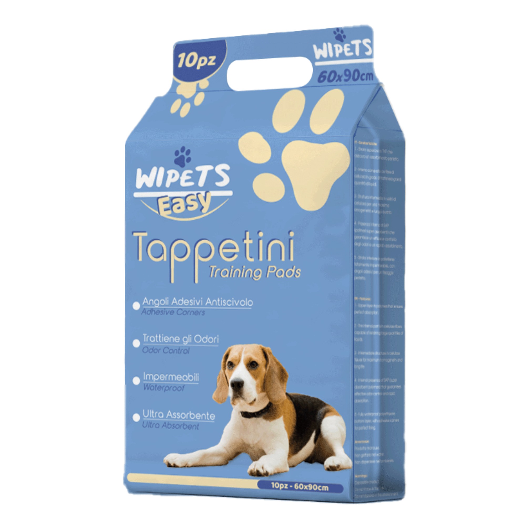 IDROFIL Wipets Easy - 10 Tappetini Assorbenti Igienici Per Animali Domestici 60X60 cm - Immagine 4