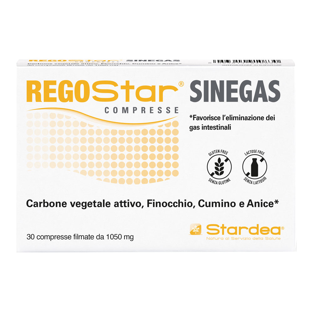 Stardea Carbone Regostar Sinegas 30 Compresse Filmate - Immagine 3