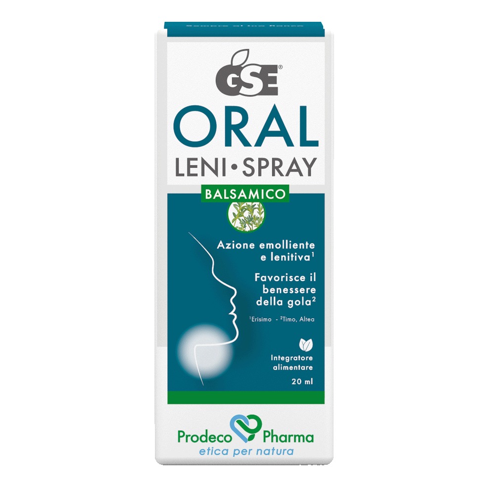 GSE Oral Leni Spray 20 ml - Integratore per la gola e le vie respiratorie - Immagine 4