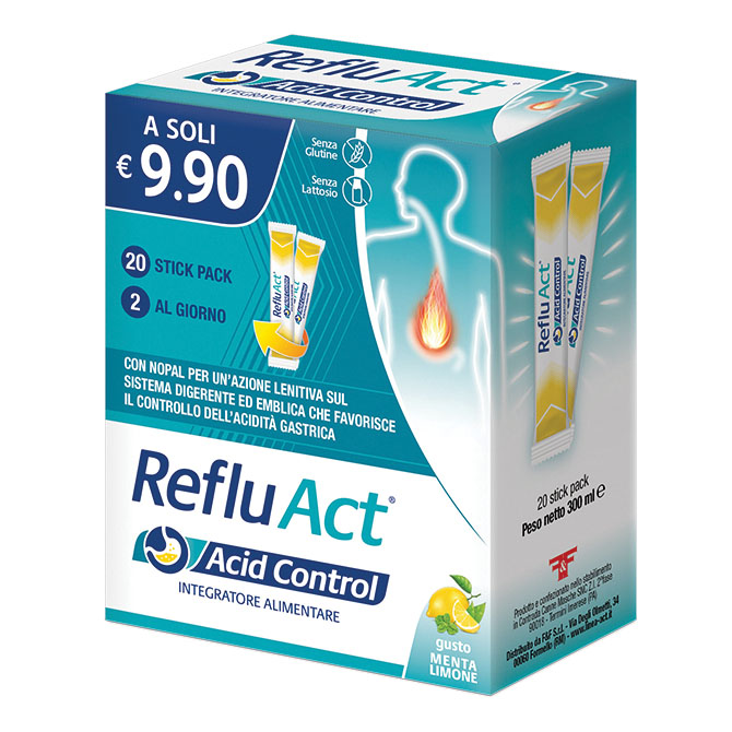 REFLU ACT ACID CONTROL 20STICK