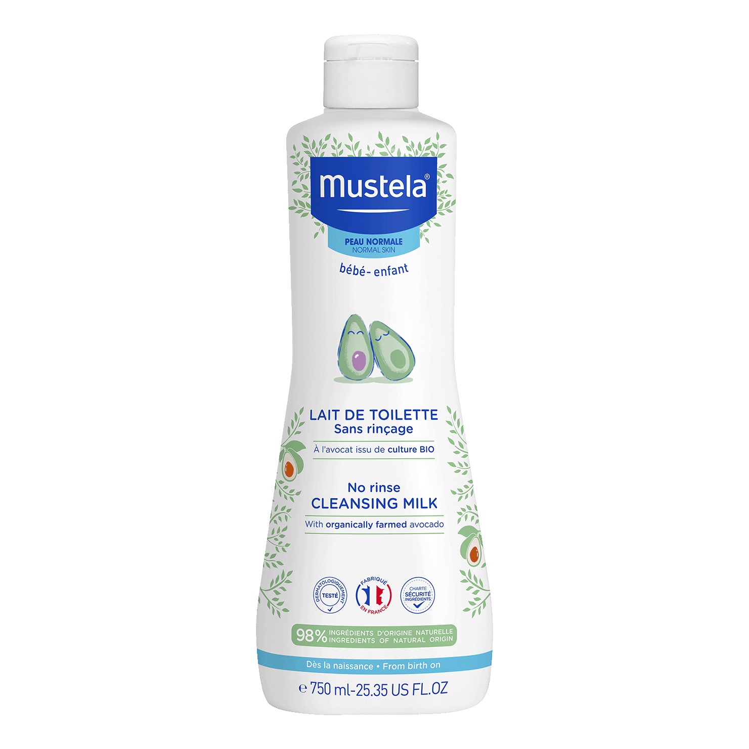 MUSTELA LATTE TOILETTE 750ML