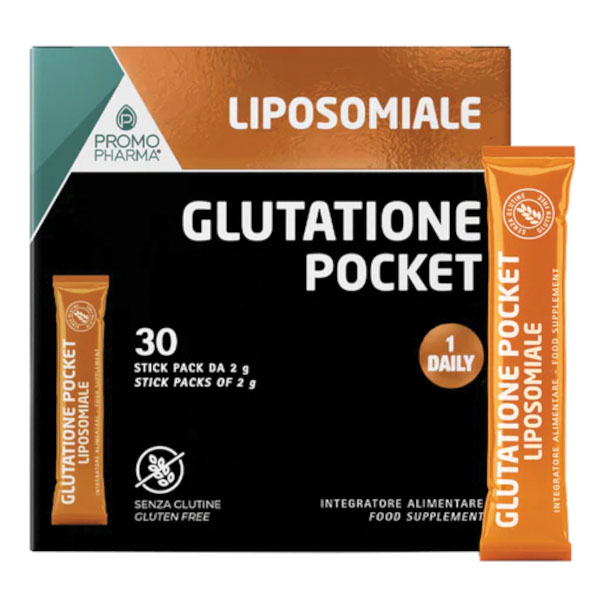 PROMOPHARMA GLUTATIONE POCKET LIPOSOMIALE 30 STICK - Immagine 3