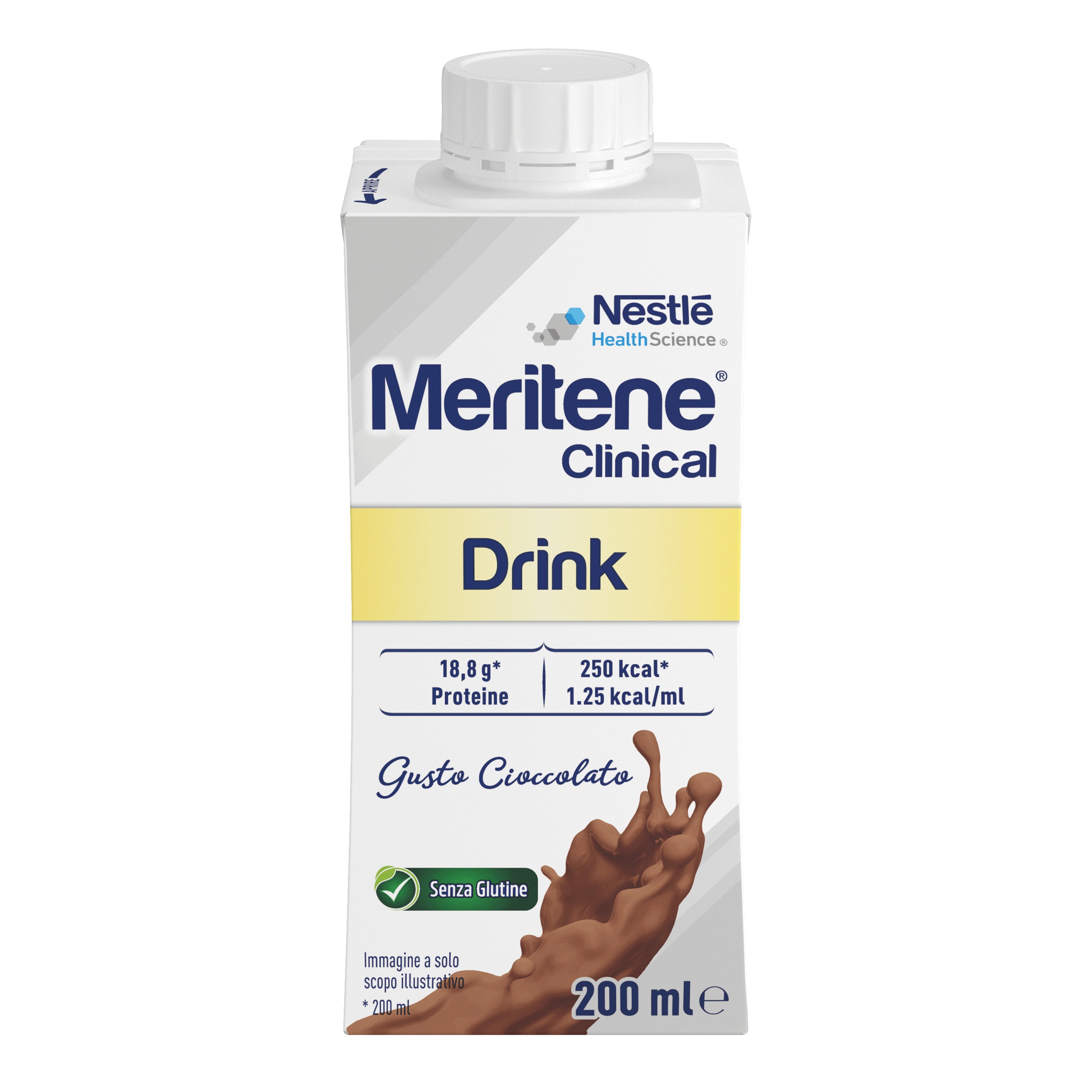 NESTLE Clinical Chocolate - Alimento A Fini Medici Speciali Iperproteico Senza Glutine 200 Ml - Immagine 3