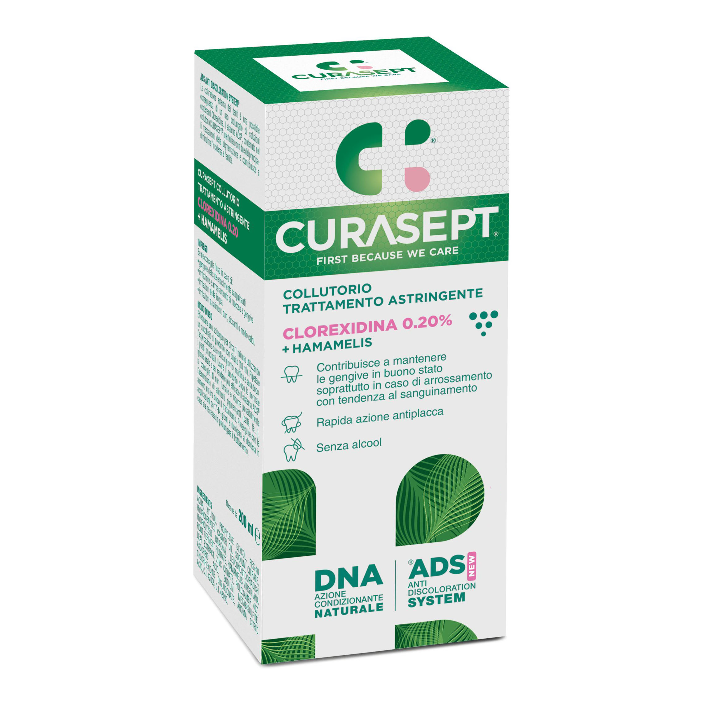 Curasept Collutorio Ads Dna Trattamento Astringente 200 Ml + Campione Omaggio Dentifricio Astringente 6 Ml - Immagine 6