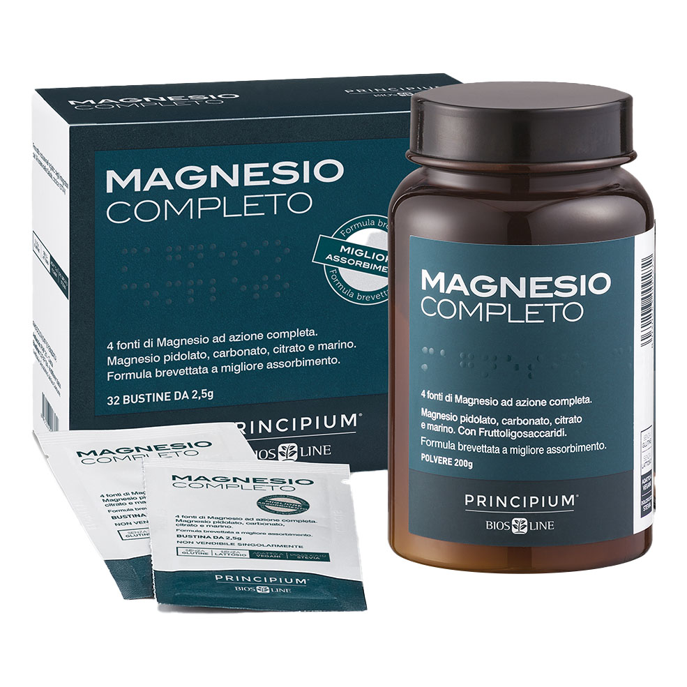 Principium | Principium Principium Magnesio Completo Brevettato 50+ In Bustine 80 G Polvere Per Soluzione Orale Bambino - Immagine 3