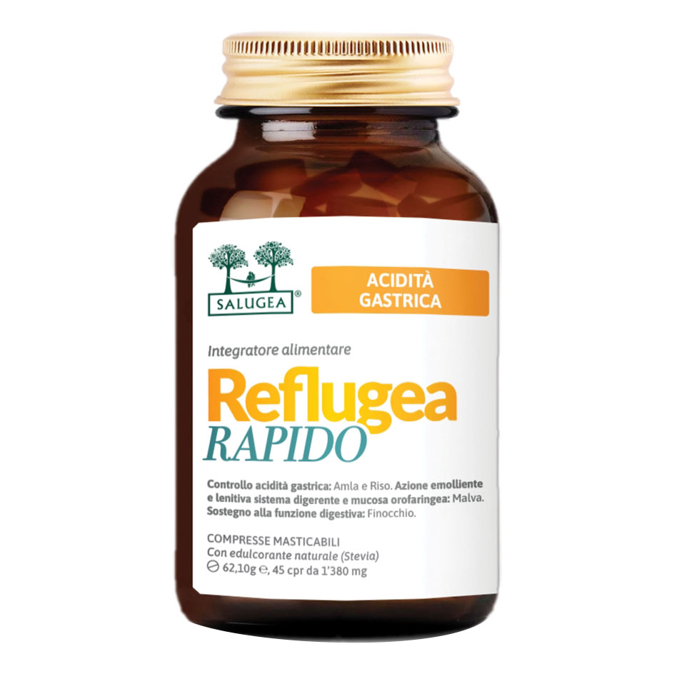 Salugea (Reload Srl) Reflugea Rapido Salugea 45 Compresse Masticabili Da 1380 Mg - Immagine 9