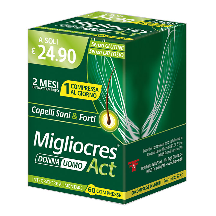 F_f F&F Migliocres Act 60 Compresse Divisibili 72 G Bambino - Immagine 7
