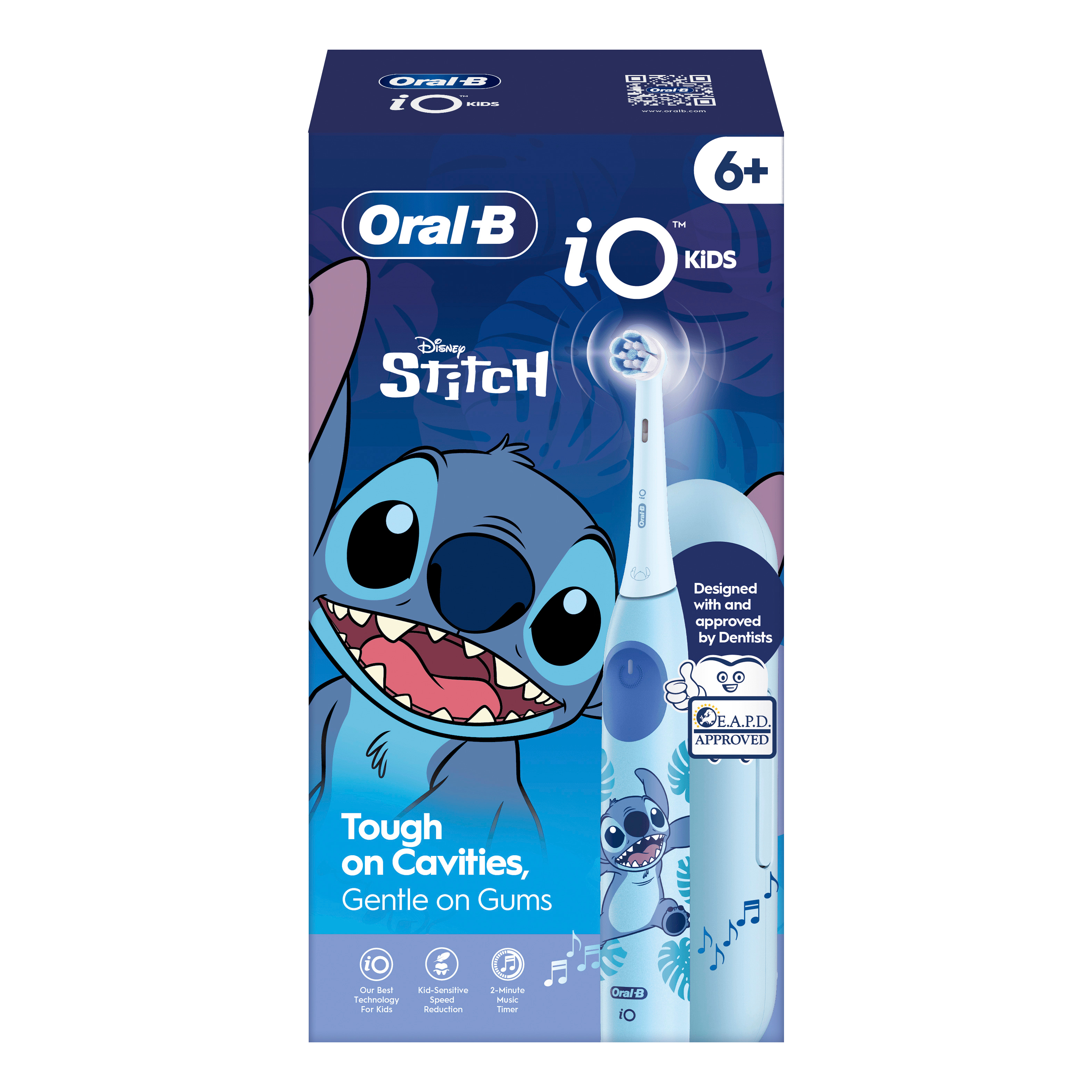 Oral-B iO Kids 6+ Spazzolino Elettrico Stitch Disney - Morbido - Rosa - Immagine 4