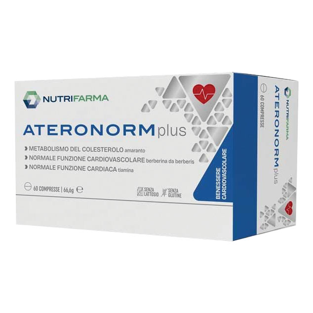 Ateronorm Plus 60 Compresse - Integratore per il metabolismo del colesterolo e la funzione cardiaca - Immagine 2