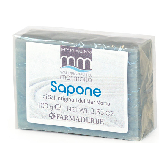 Farmaderbe Sali Originali Del Mar Morto Sapone 100 G - Immagine 5
