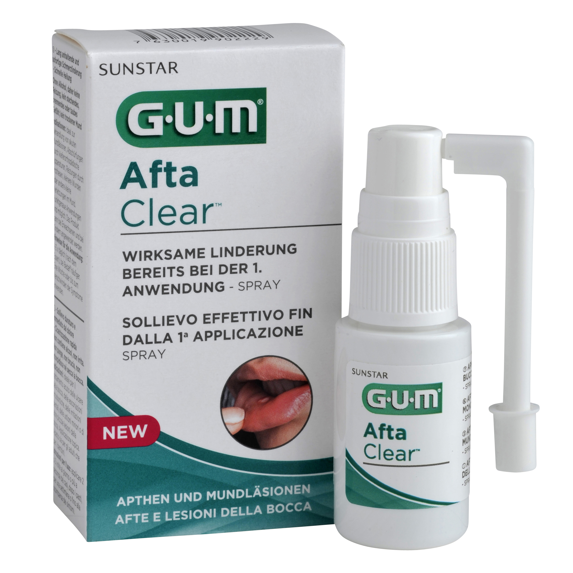 Sunstar Gum , Afta Clear Spray 2420, 15 Ml - Immagine 10