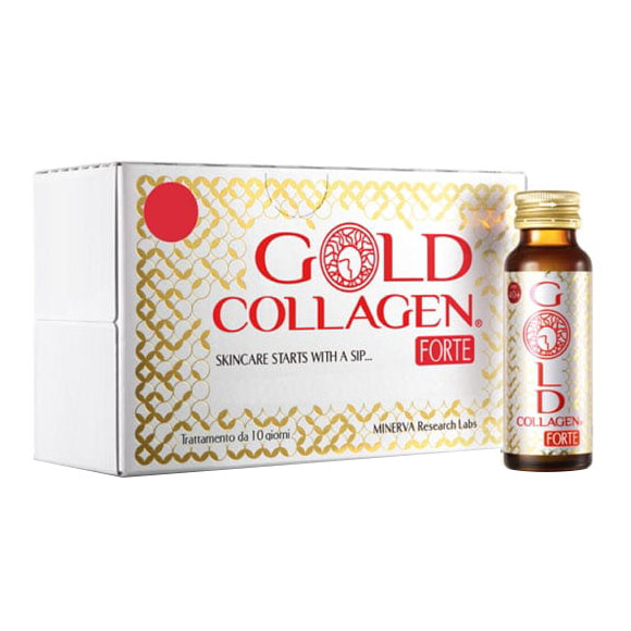 Gold Collagen Forte Collagene da Bere con Acido Ialuronico 10fl