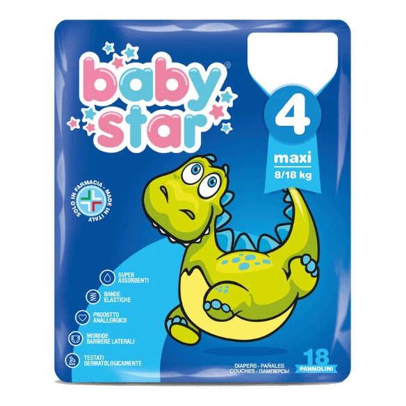 Babystar maxi pann 8/18kg 18p - Immagine 3