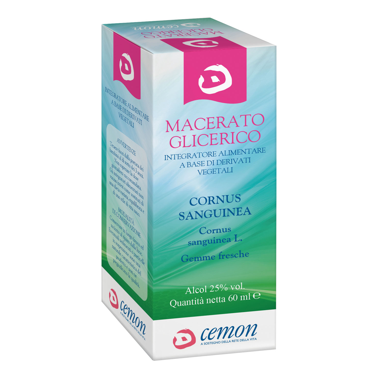 Cornus Sanguinea Macerato Glicerico 60ml Cemon - Immagine 7