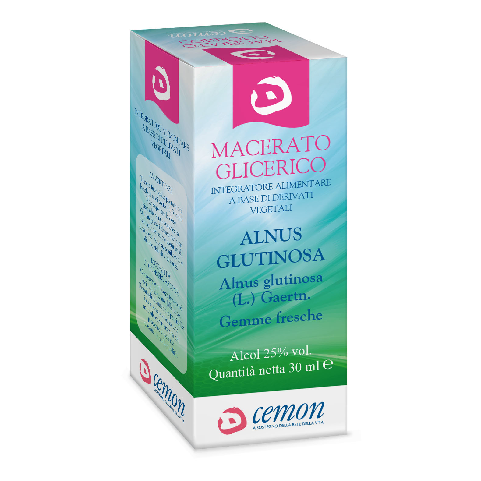 Cemon Nero Alnus Glutinosa Macerato Glicerico Per Sistema Immunitario 30Ml - Immagine 5