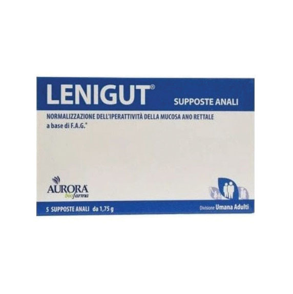 Lenigut Aurora® Lenigut® 5 Pz Supposte Per Adulti - Immagine 3