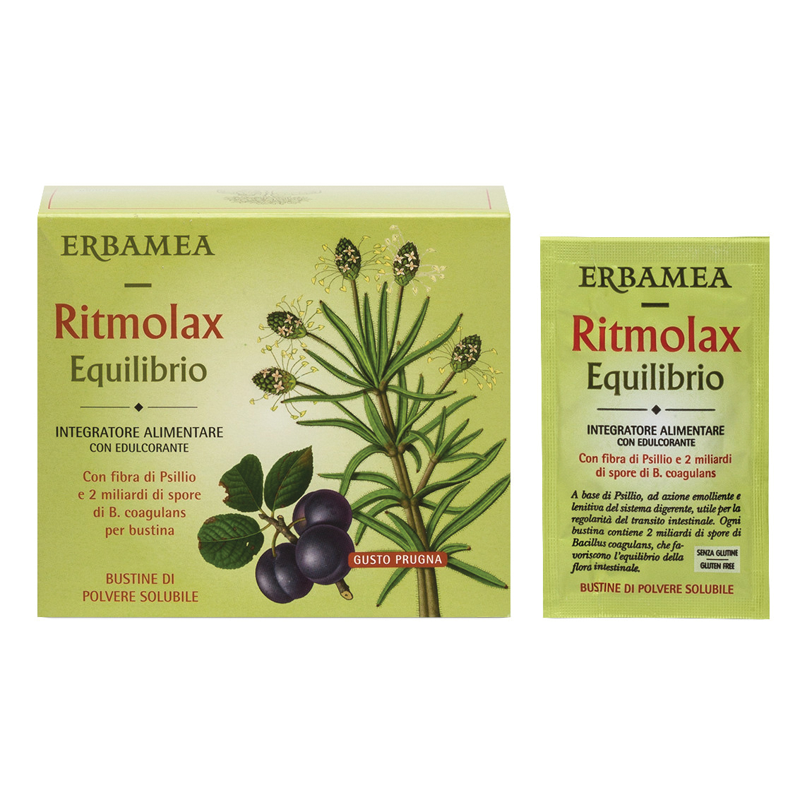 Erbamea Ritmolax Equilibrio Per Regolarità Intestinale 20 Bustine Monodose - Immagine 5