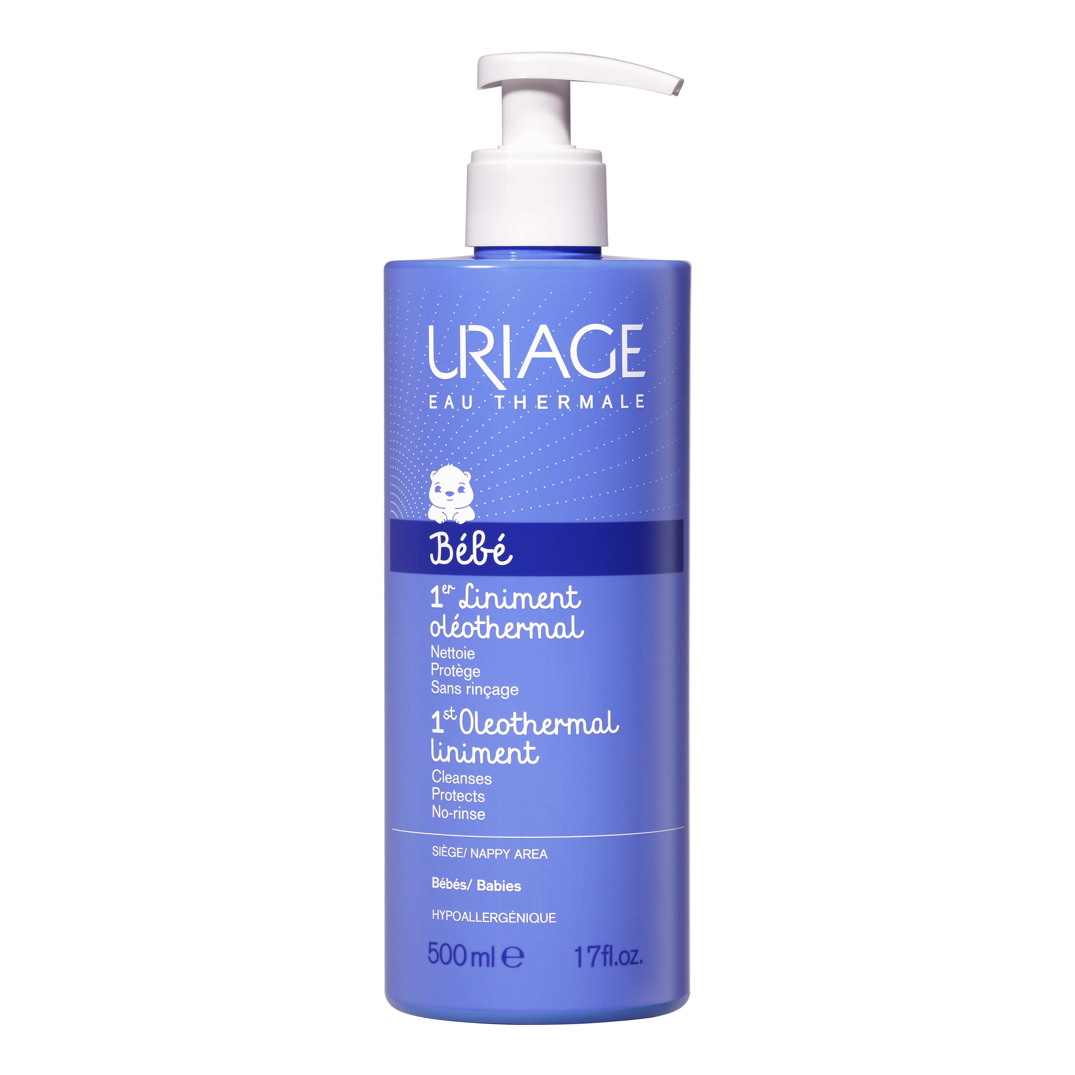 Uriage Bébé Linimento Oleotermale Zona Pannolino - Bebe 500Ml - Immagine 2