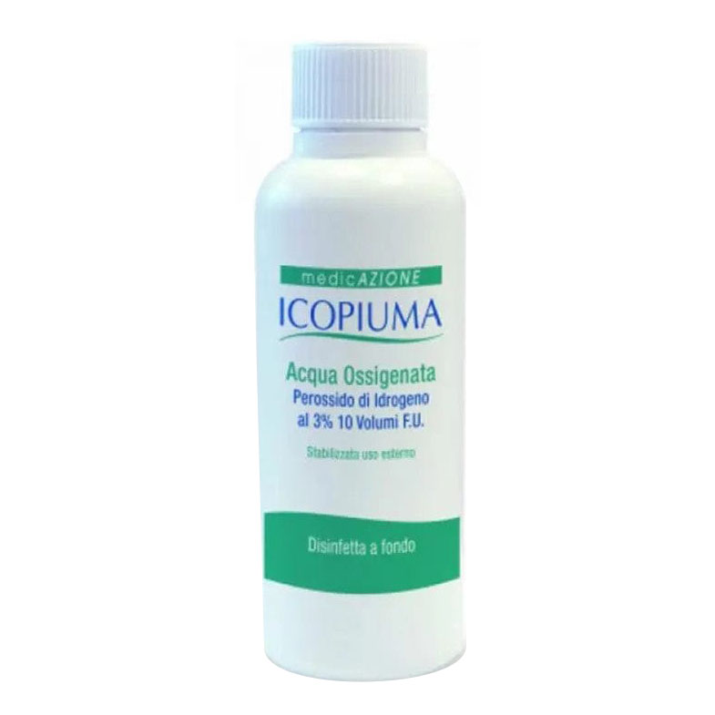 Icopiums Icopiuma Acqua Ossigenata Perossido Di Idrogeno 3 % 250 Ml Soluzione - Immagine 6