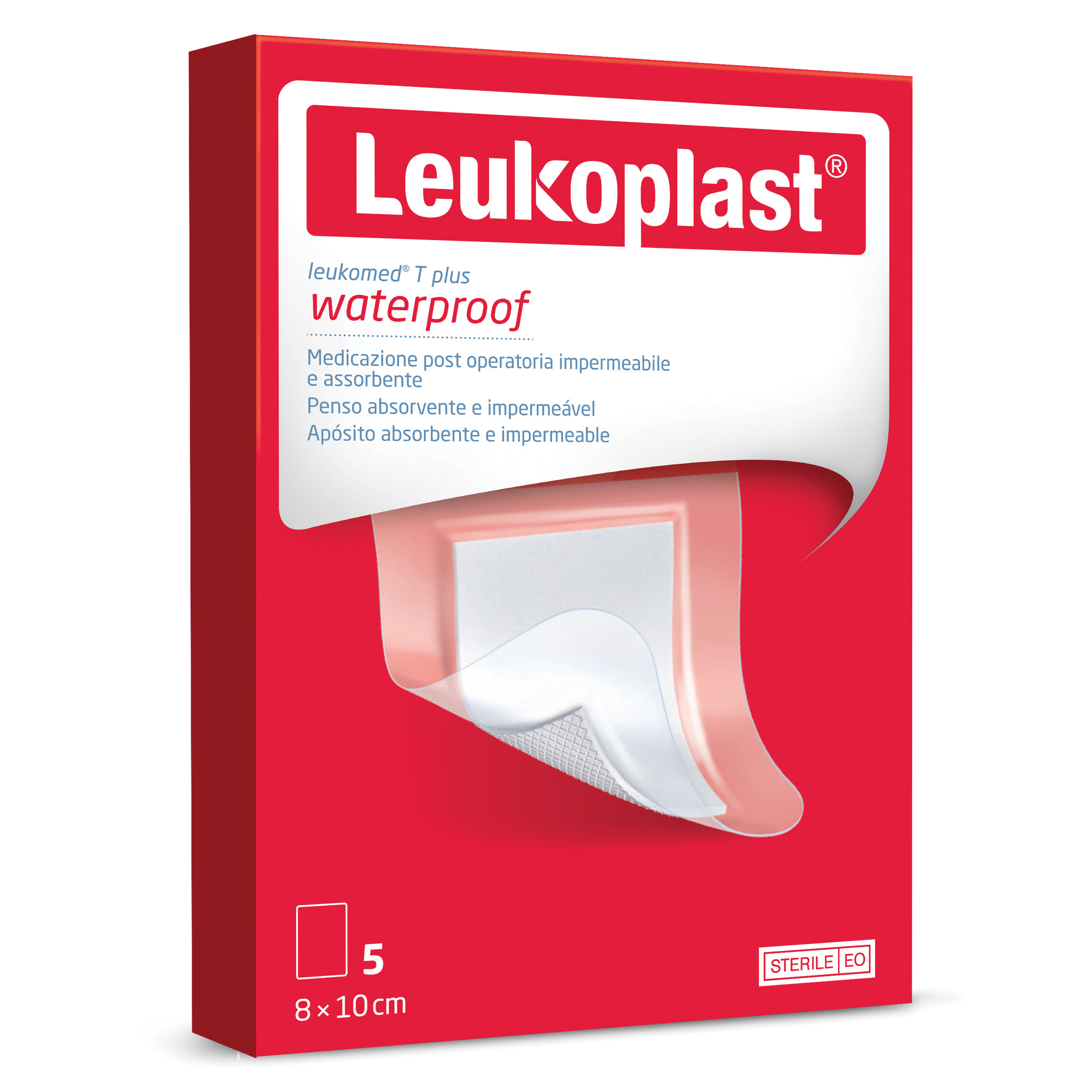 Leukomed Rosso Medicazione T Plus Post Operatoria, 8X10cm - Immagine 9
