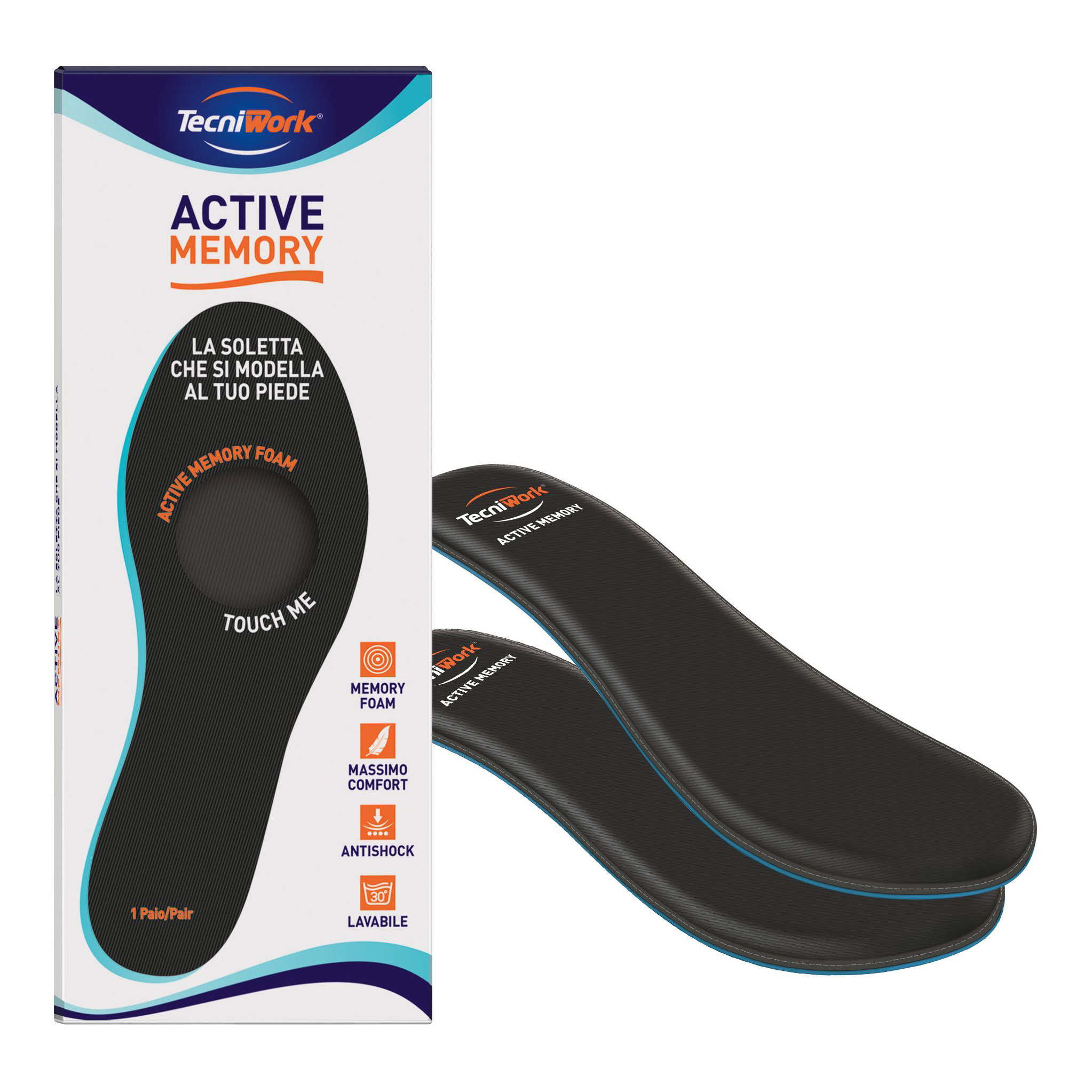 Active Memory Soletta Misura 37 1 Paio - Tecniwork - Immagine 7
