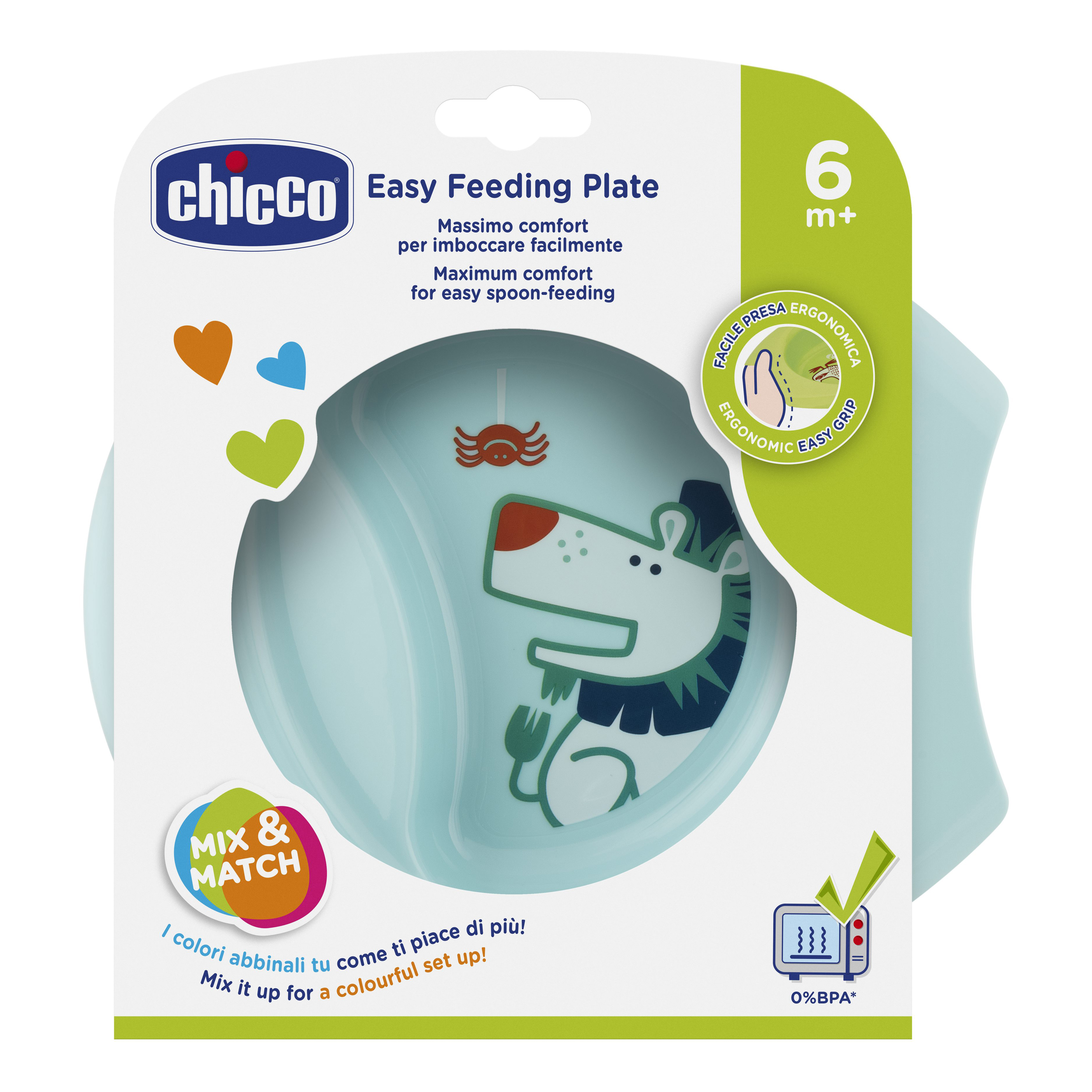 Chicco Ciotolina Facile Imbocco Azzurro 6M+ - Chicco - Immagine 3