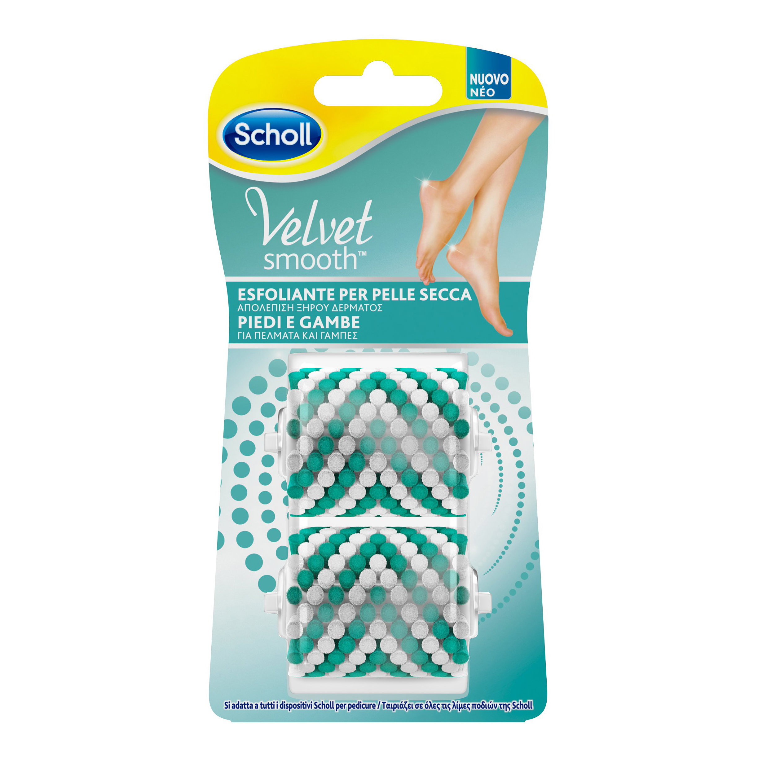 Scholl's Refill Scholl Velvet Smooth Per Spazzola Esfoliante - Immagine 4