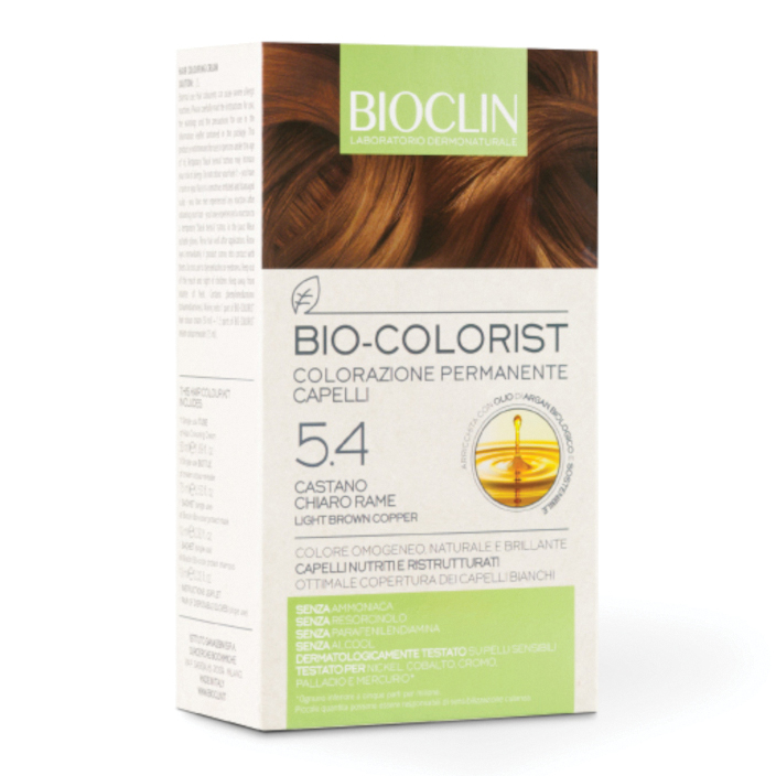 Bioclin Bianchi/Cobalto Bio Colorist 5,4 Tinta Permanente Castano Rame - Immagine 3
