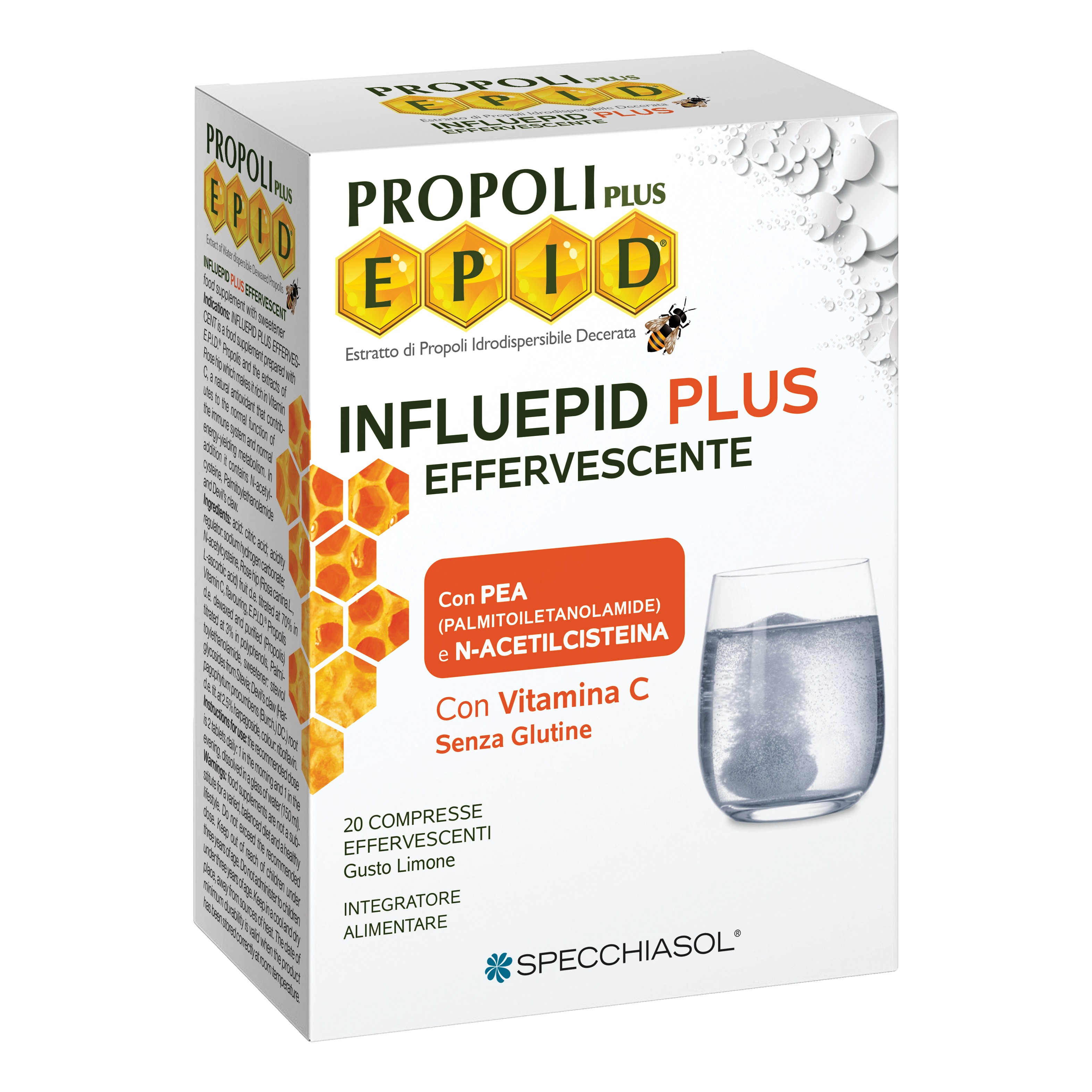 Influepid Plus Effervescente Pea 20 Compresse - Immagine 5