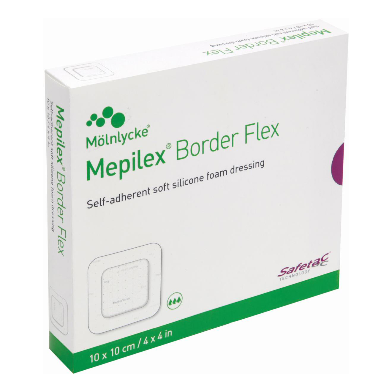 Mölnlycke Mepilex Border Flex Per Assorbimento 15X15 Cm 5 Pezzi - Immagine 3