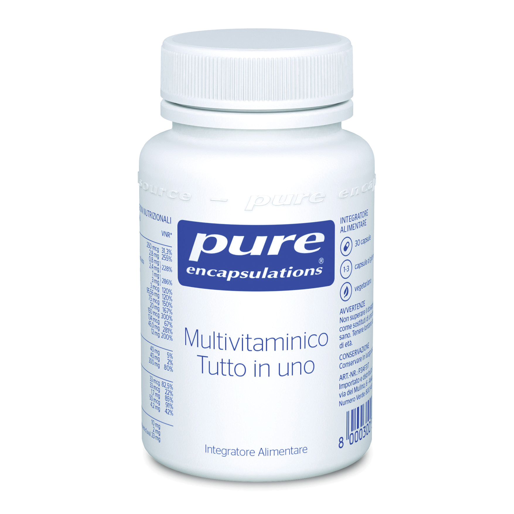 Pure Encapsulations Multivitaminico Tutto In Uno 30 Capsule - Integratore di vitamine - Immagine 3