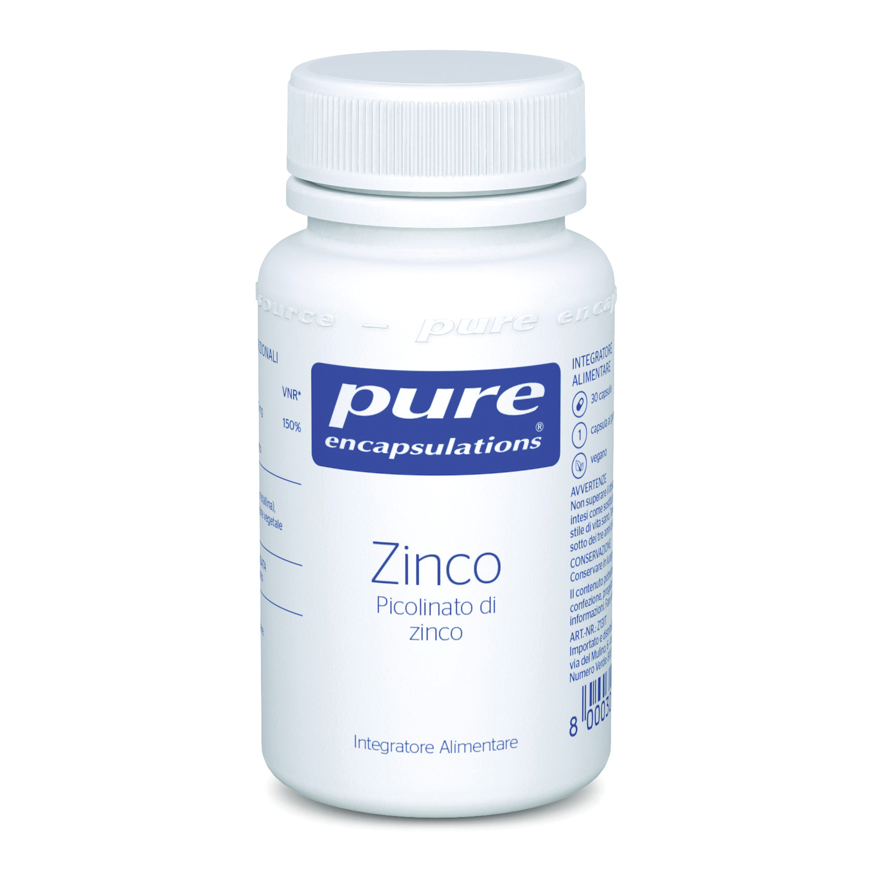 Pure Encapsulations Zinco 30 Compresse - Immagine 8