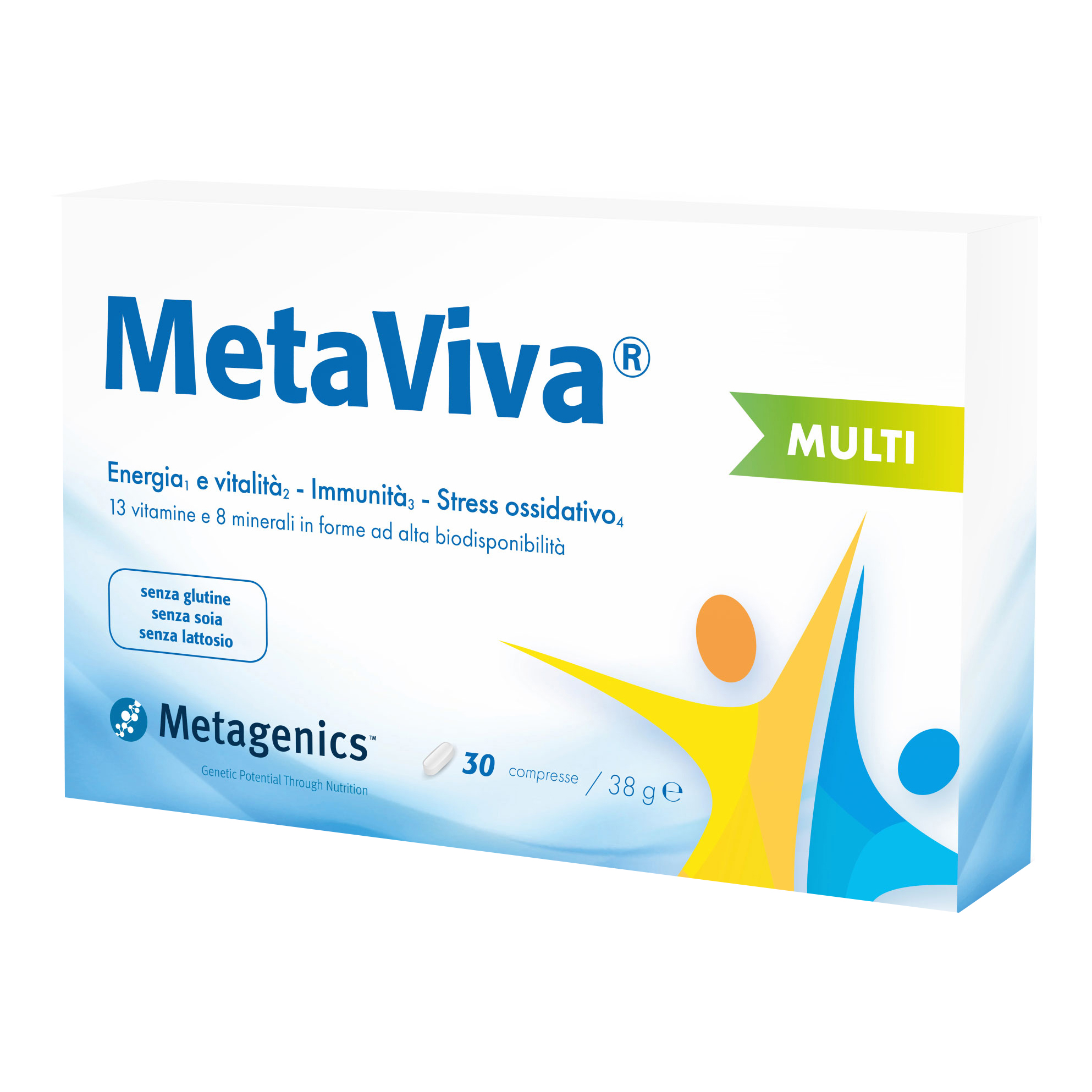 Metagenics Metaviva Multi Integratore Energizzante 30 Compresse - Immagine 3