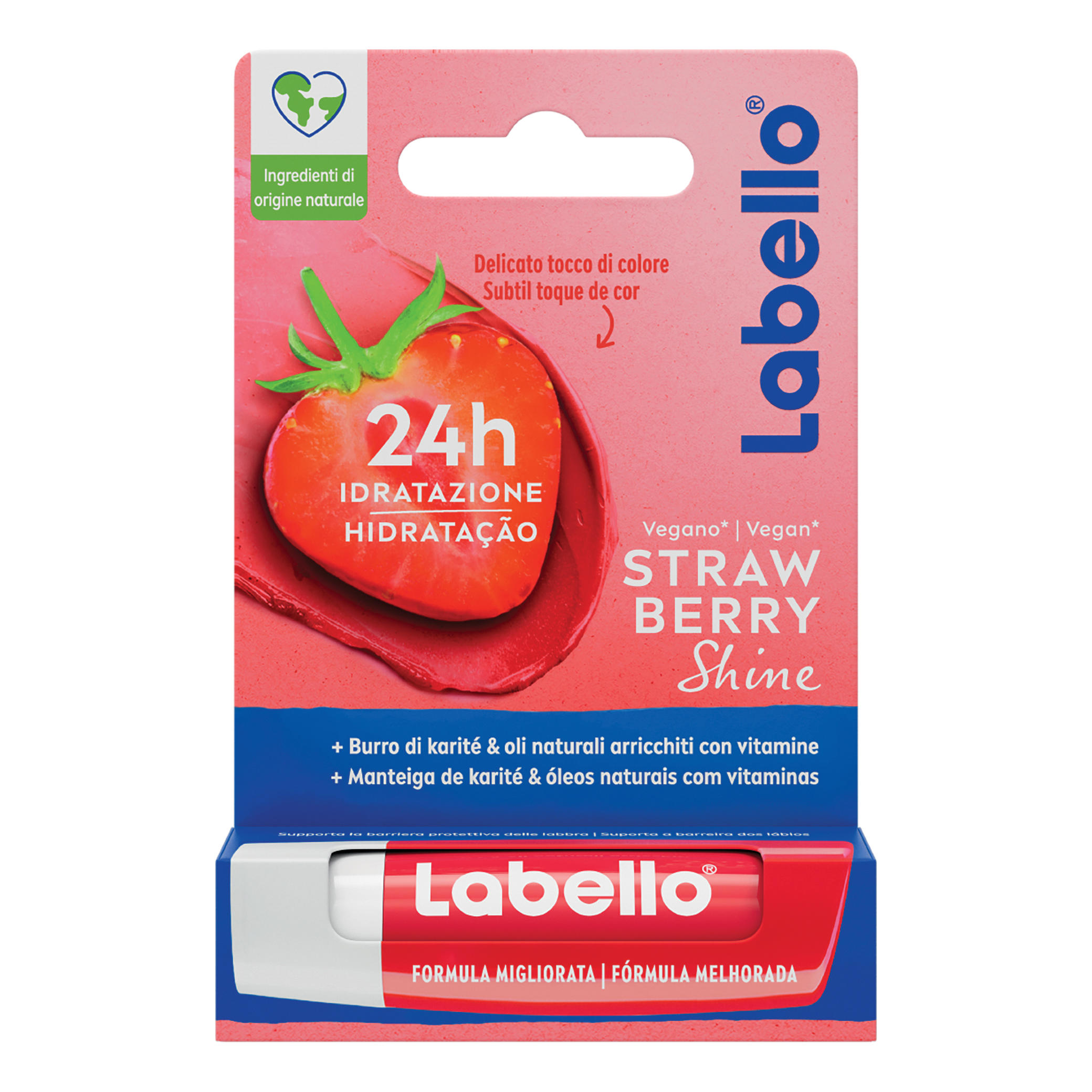 Beiersdorf Spa Rosso Labello New Strawberry Shine 5,5Ml - Immagine 3