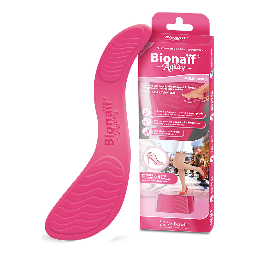 Bionaif Agility Sottopiede Rosa 1 St - Immagine 2